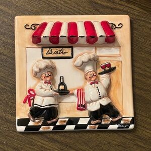 Joy Alldredge 3D Bistro NEW Kitchen Decor Ceramic